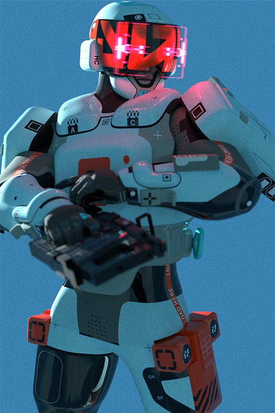 Destroyer shell, official runner card