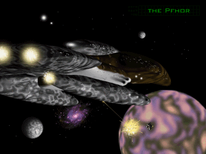 The image for the Marathon (1994) chapter, the Pfhor