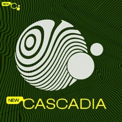 New Cascadia's logo as it appears on colony authorization terminals.