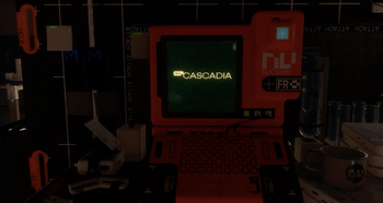 An authorization terminal at Overflow in Perimeter.