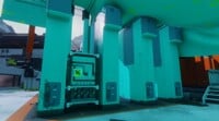Turquoise-colored data repositories at South Relay.