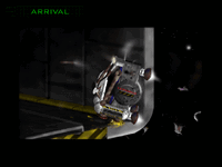 The Leonardo arrives on board the Marathon.