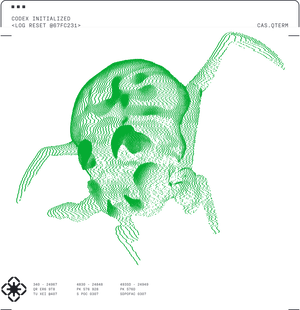 The tick as  rendered in the Codex.